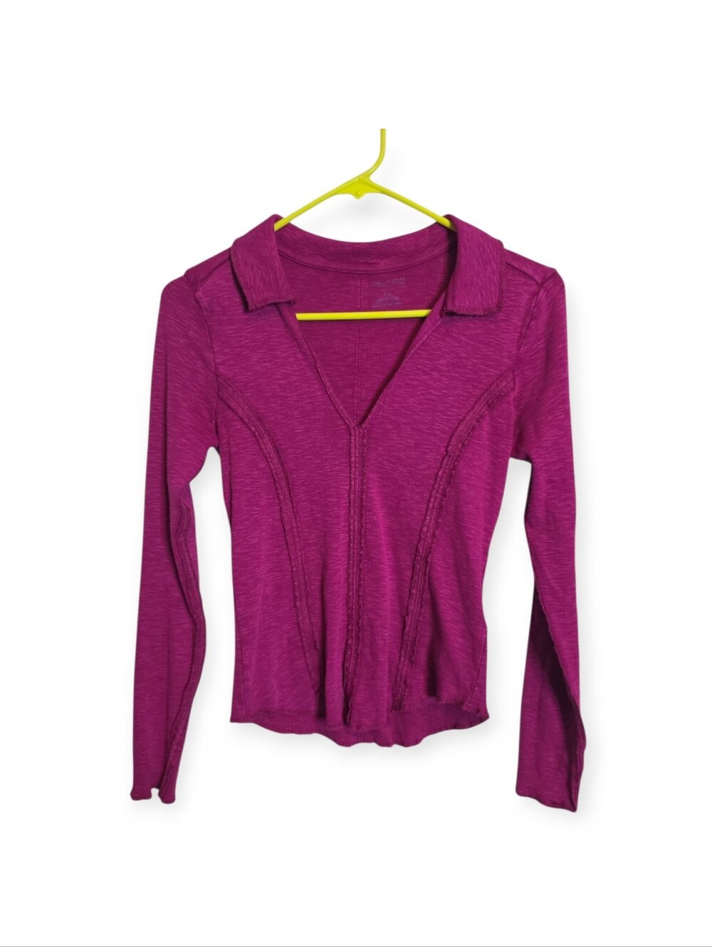 Women's NWOT Anthropologie Pilcro Stitched Long Sleeve Top, size XXS